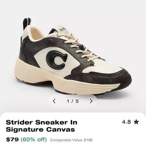 Strider Sneaker In Signature Canvas